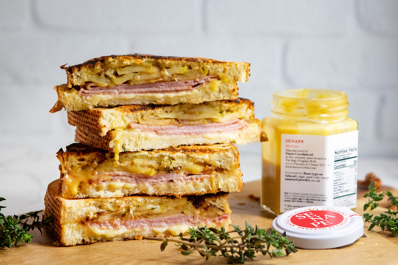 Ham, Gruyere And Apple Panini