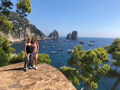 Giada and Raffy in Capri