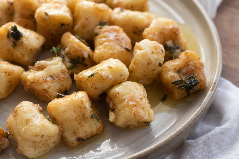 Gnocchi with Thyme Butter Sauce, Credit: Elizabeth Newman