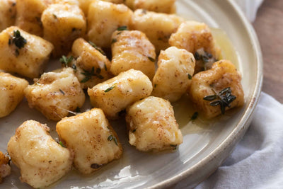 Gnocchi with Thyme Butter Sauce, Credit: Elizabeth Newman