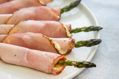 Asparagus And Ham Rollups, Credit: Elizabeth Newman
