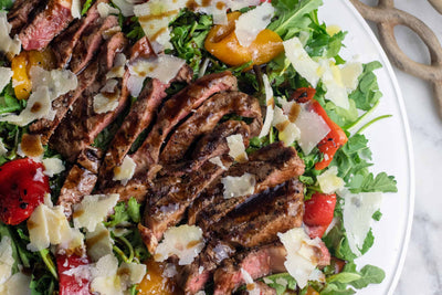 Ribeye Steak Salad With Balsamic Vinaigrette, Credit: Elizabeth Newman