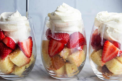 Pound Cake Parfaits With Strawberries, Credit: Elizabeth Newman