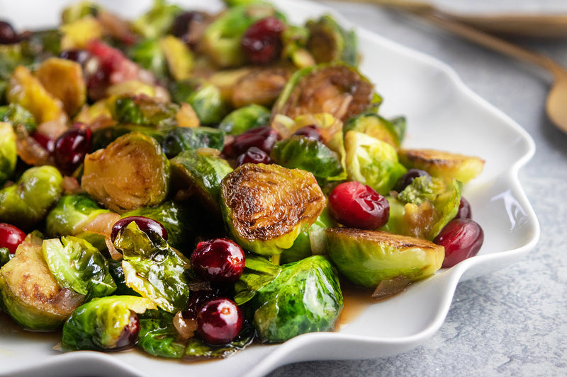 Brussels Sprouts Agrodolce, Credit: Elizabeth Newman