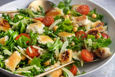 Halibut Salad With Chickpeas