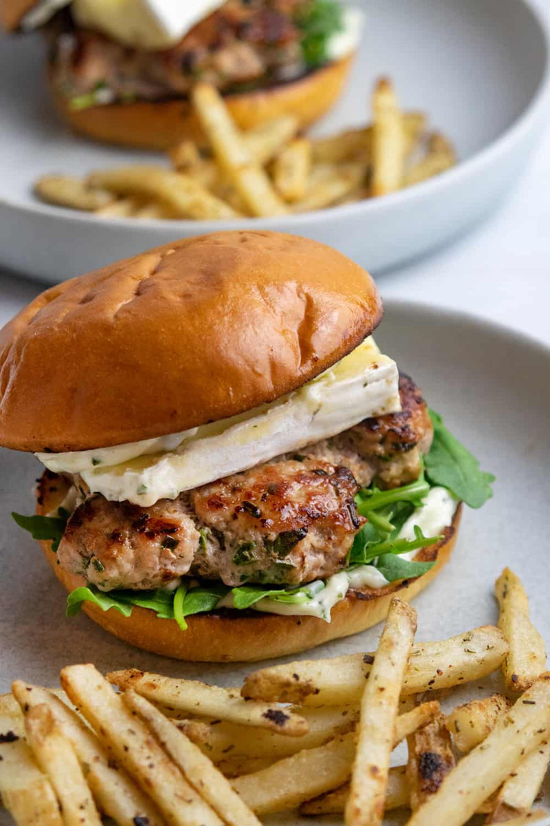 Tuscan Pork Smash Burgers, Credit: Elizabeth Newman