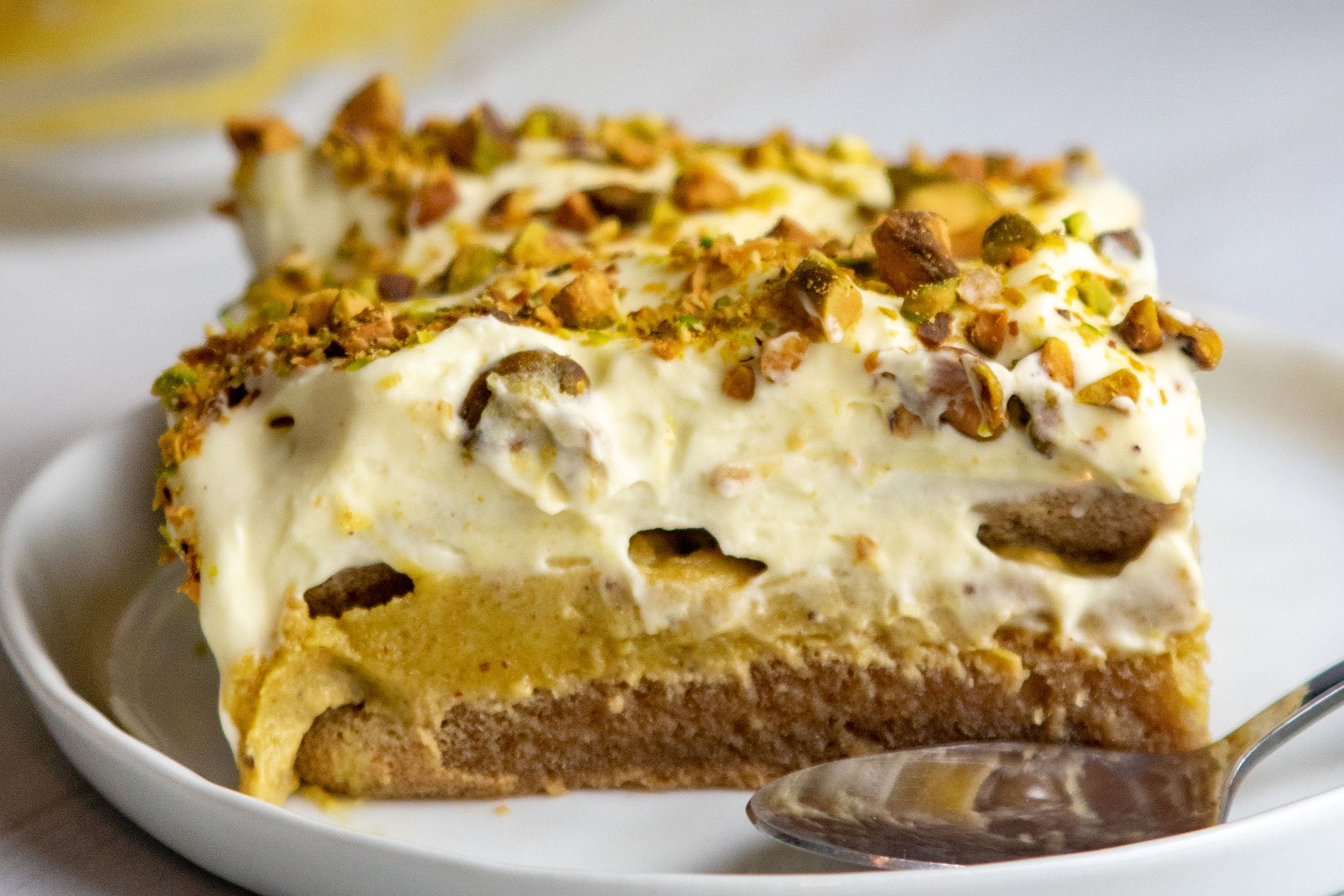 Pistachio Tiramisu, Credit: Elizabeth Newman