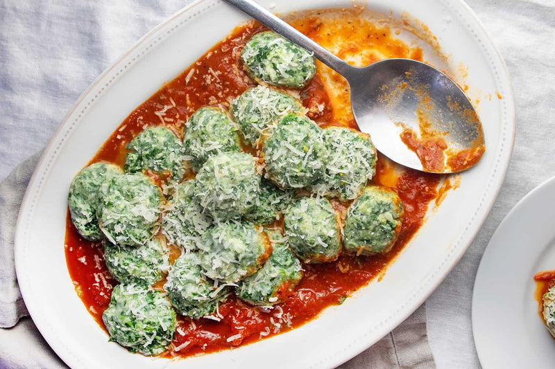 Spinach Gnudi, Credit: Elizabeth Newman