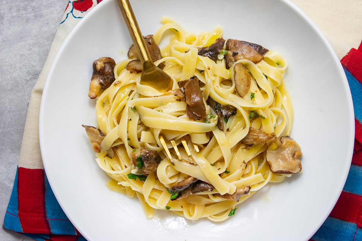 Tagliatelle Ai Funghi E Tartufo (Mushrooms And Truffle)