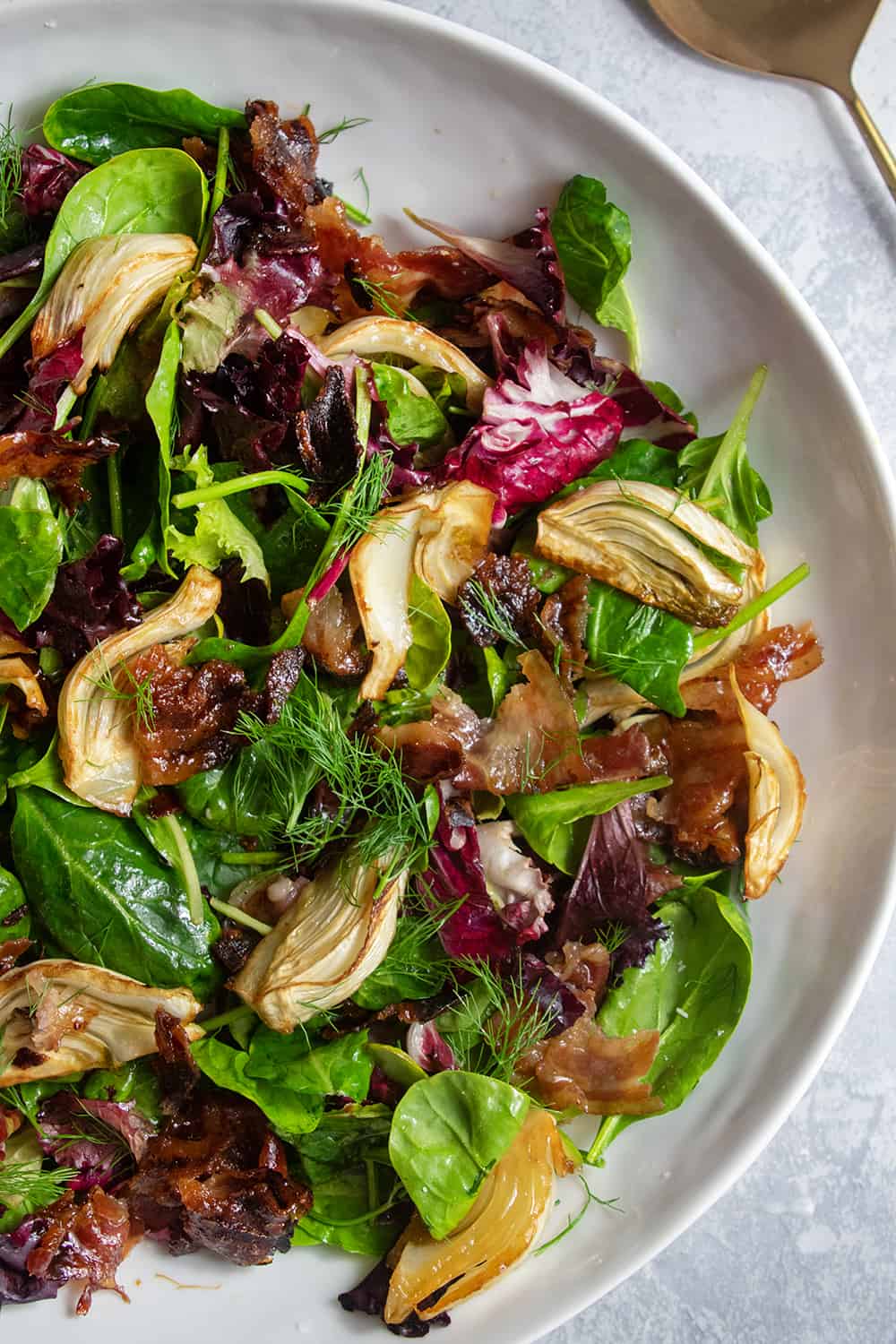 Caramelized Pancetta and Fennel Salad