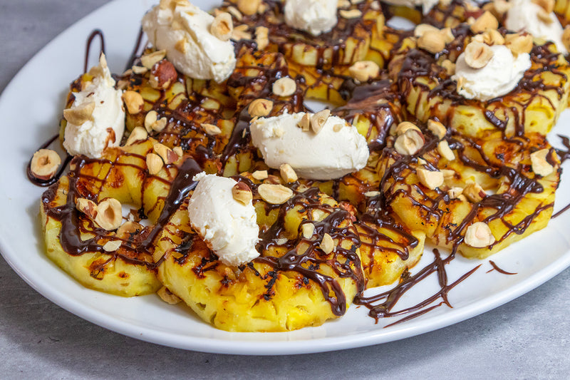 Chocolate Hazelnut Grilled Pineapple