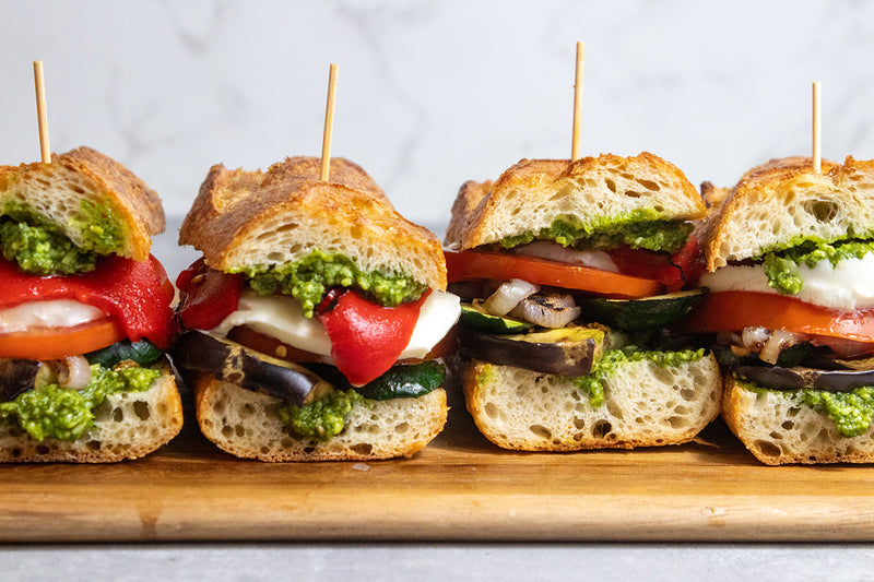 Grilled Vegetable Pesto Panini