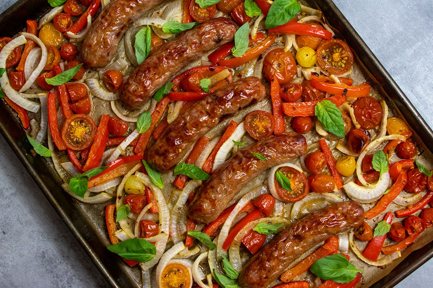 Sheet Pan Sausage And Peppers – Giadzy