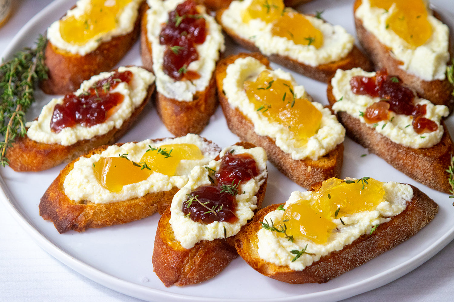 Wine Jelly Crostini