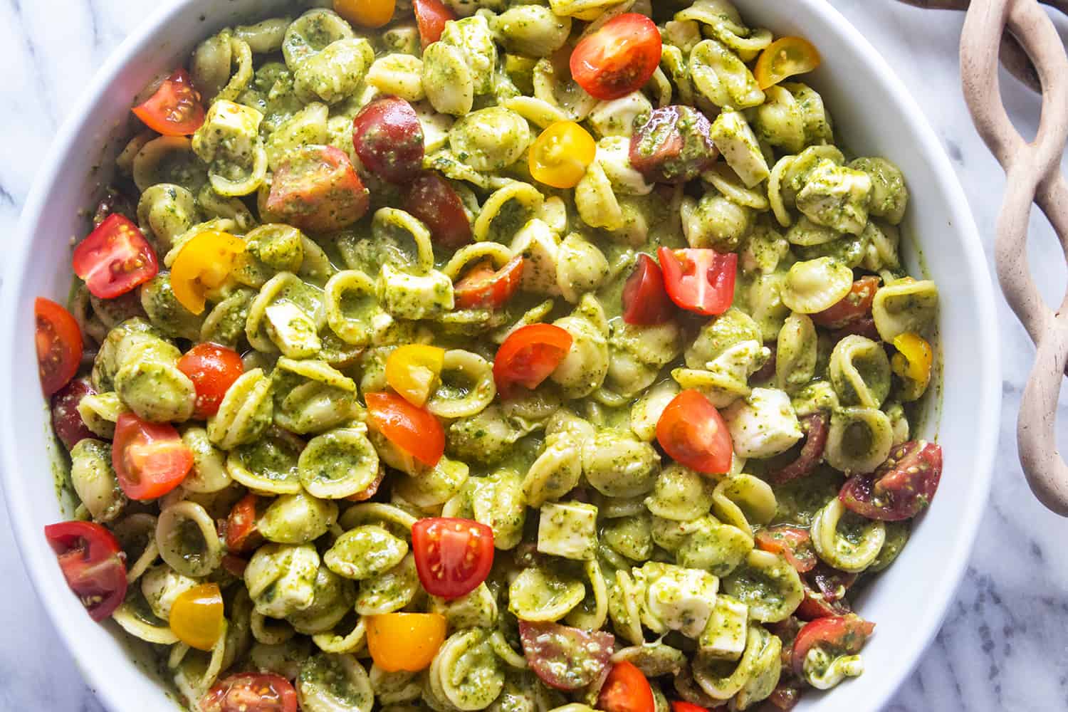 Giada's No-Cook Pasta Sauce: Orecchiette Pasta With Almond Pesto