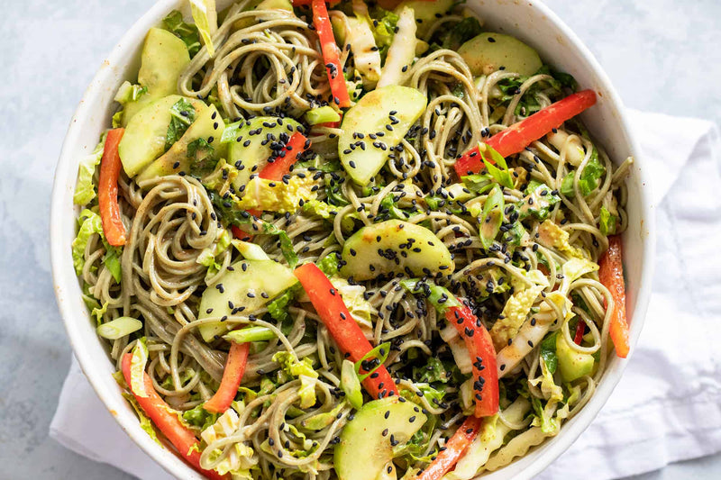 Vegetarian Soba Noodle Salad, Credit: Elizabeth Newman