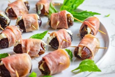 Goat Cheese Dates With Prosciutto