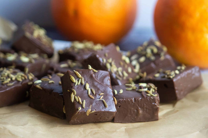 Orange and Fennel Fudge, Credit: Elizabeth Newman