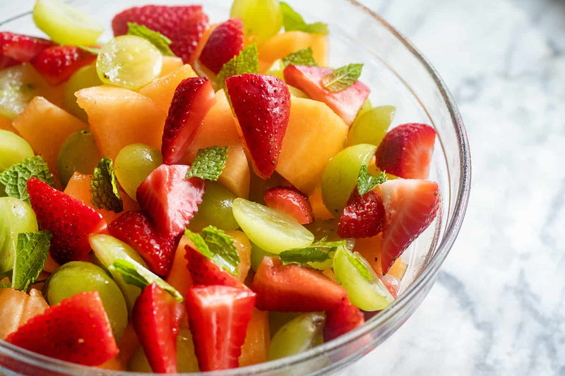 White Wine Fruit Salad, Credit: Elizabeth Newman