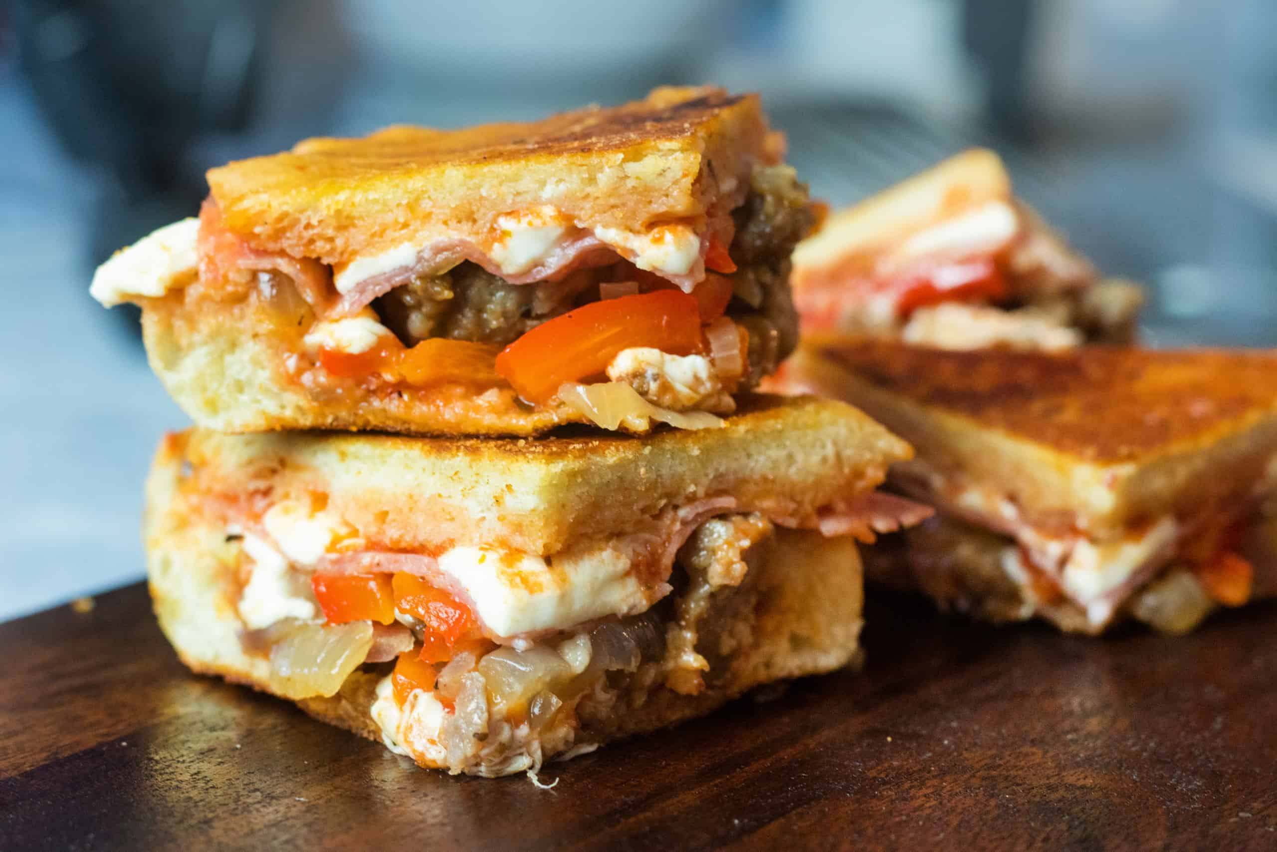 Grilled Italian Panini with Hormel Pepperoni