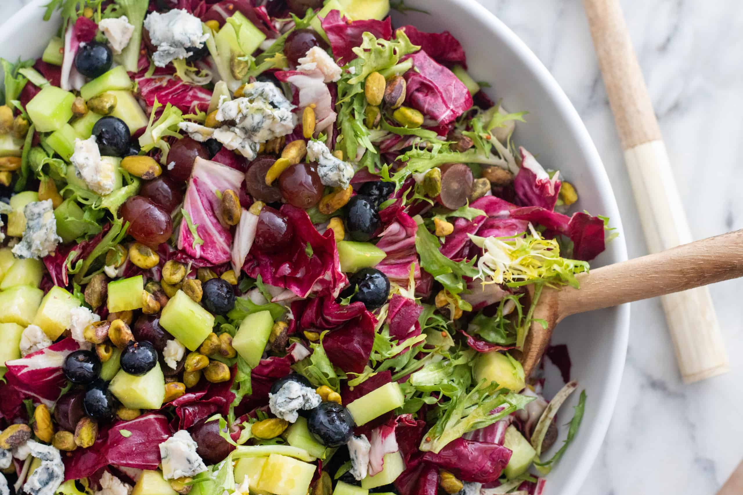 Red, White and Blue Salad, Credit: Elizabeth Newman