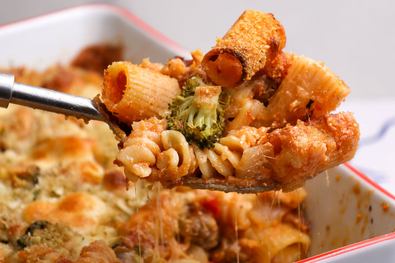 Kitchen Sink Baked Pasta