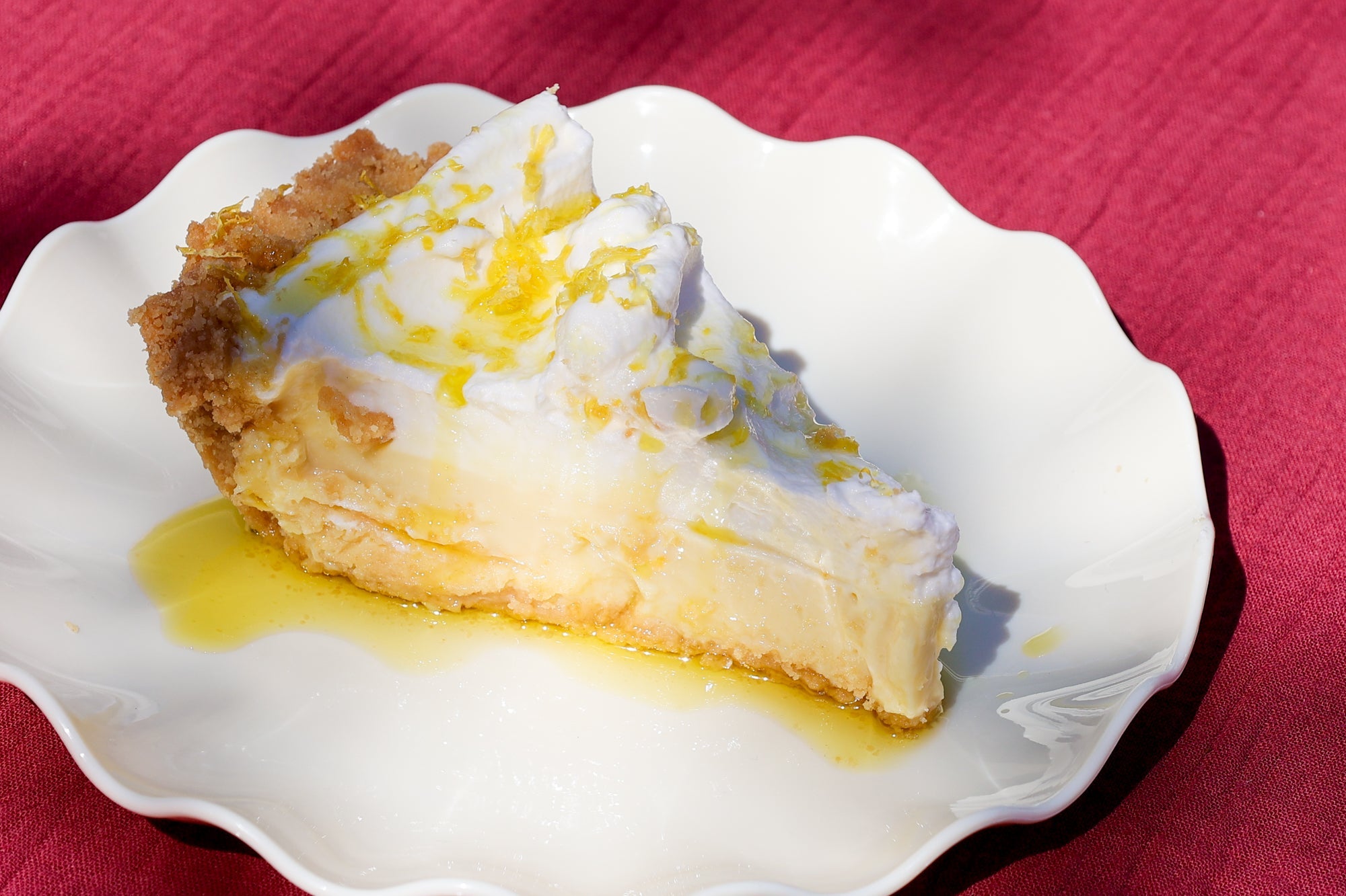 Lemon Olive Oil Pie