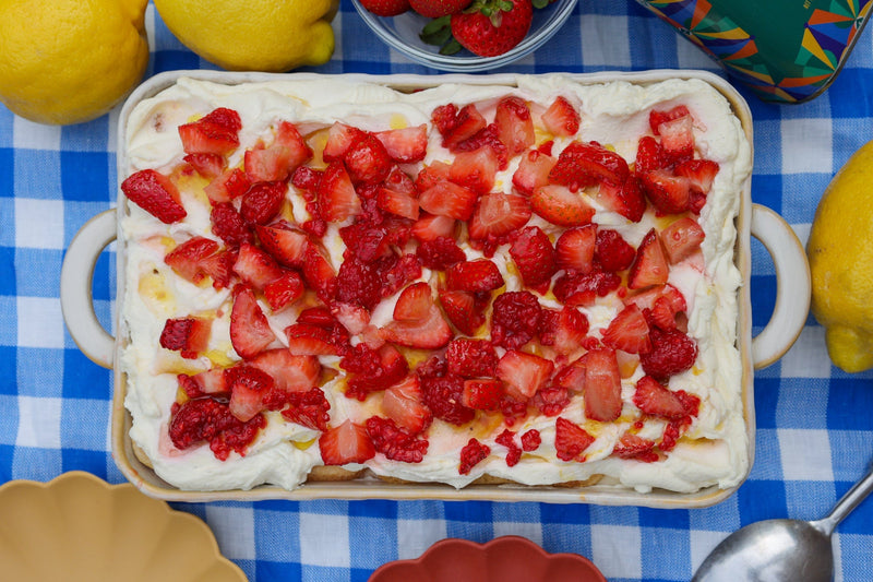 Lemon Berry Olive Oil Tiramisu
