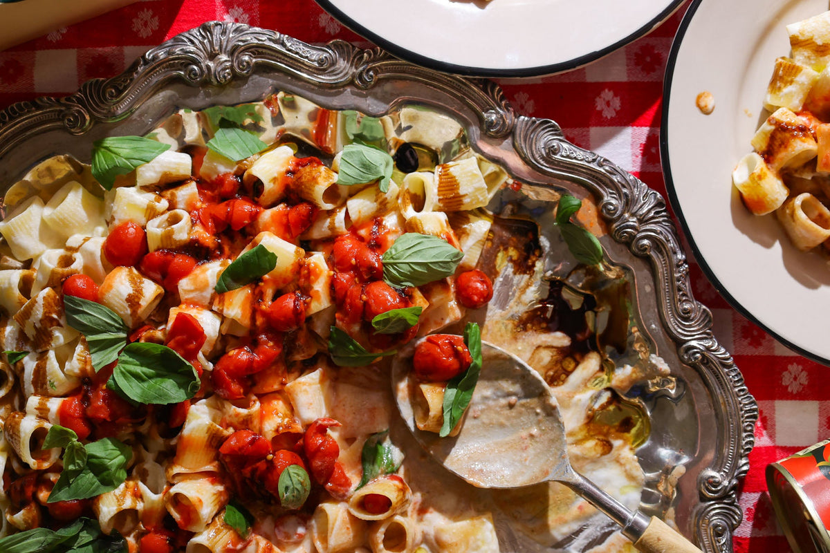 Easy Ricotta Caprese Pasta