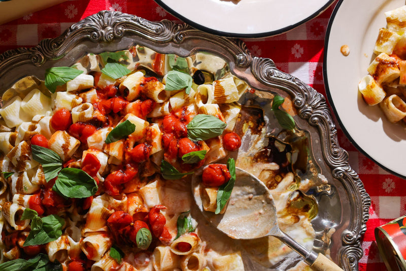 Easy Ricotta Caprese Pasta