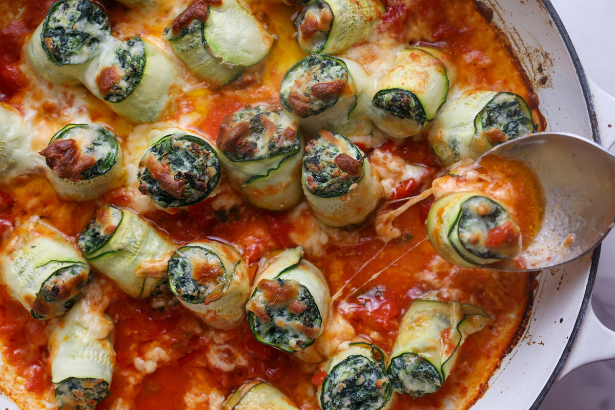Zucchini Lasagna Rolls
