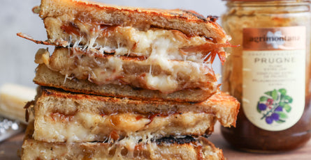 Plum, Prosciutto and Parm Panini