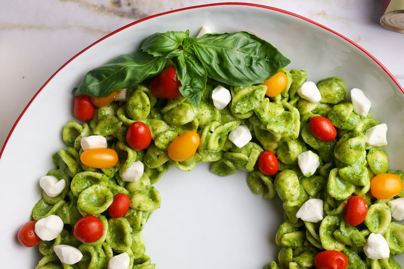 Pesto Pasta Wreath Video