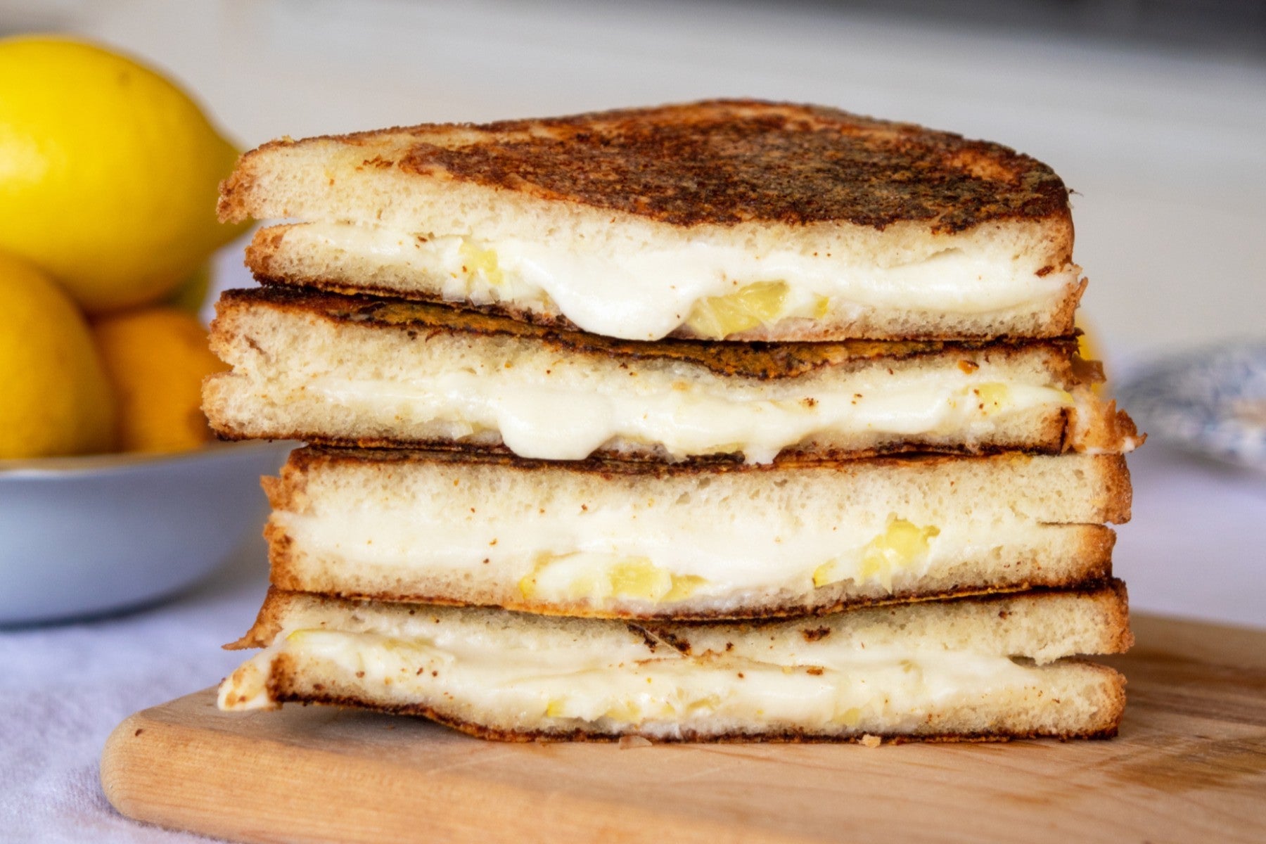 Lemon Slices In Grilled Cheese