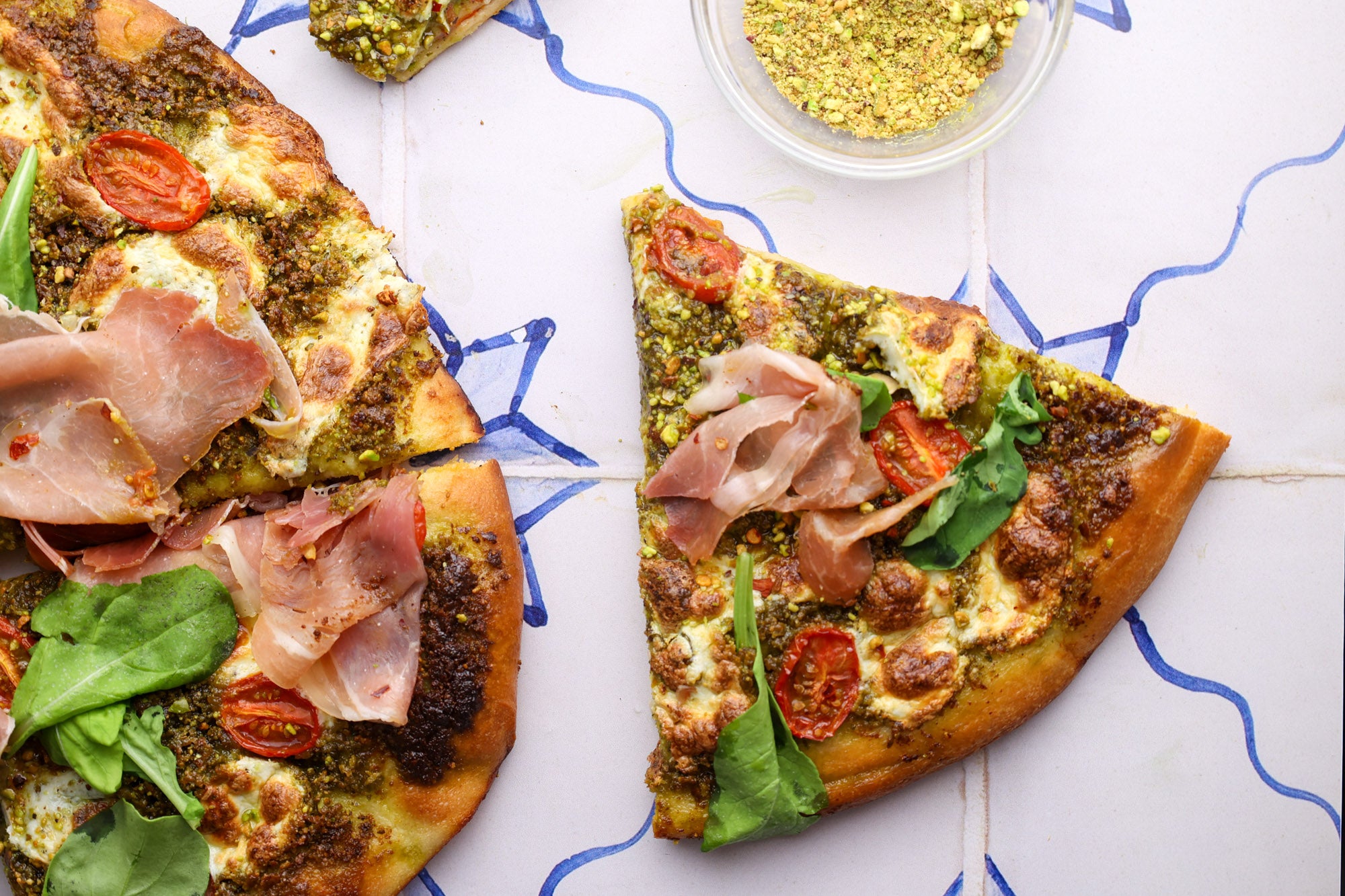 Pistachio Pesto Pizza