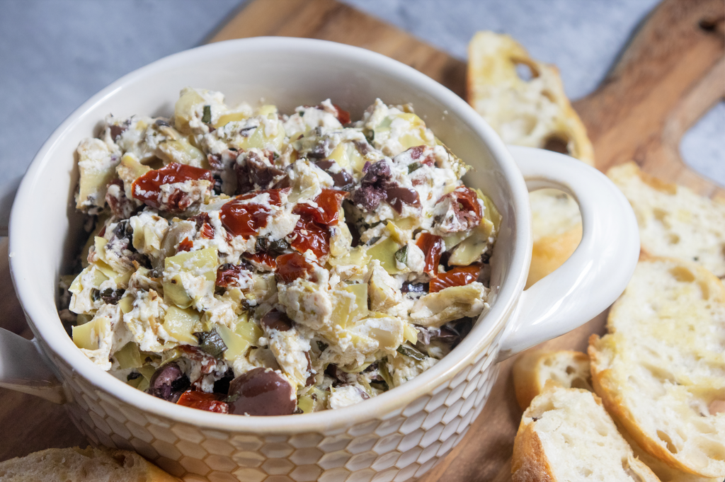 Italian Baked Goat Cheese Dip – Giadzy