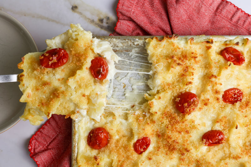 Italian Sheet Pan Mac And Cheese