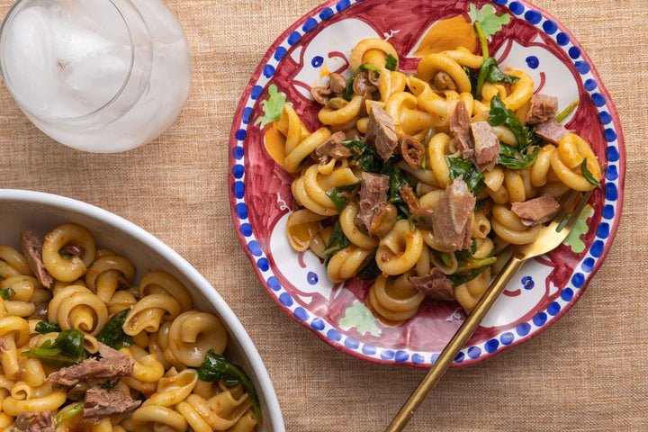 Sun-Dried Tomato And Tuna Pantry Pasta