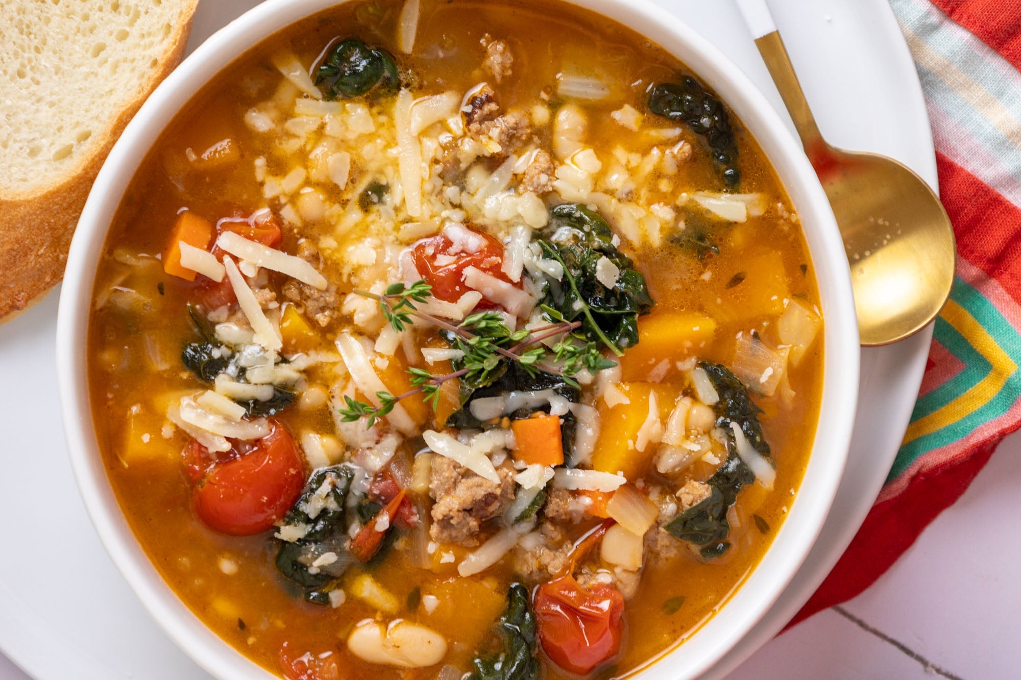 Tuscan Turkey Soup