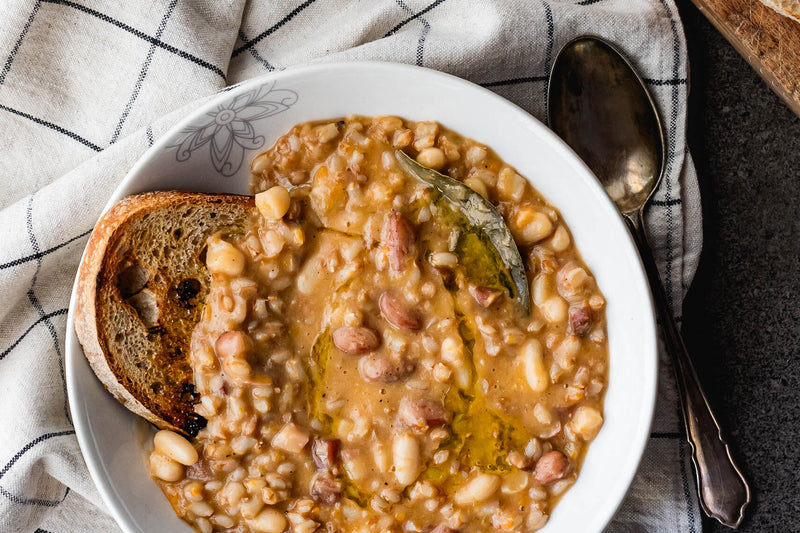 Zuppa di Farro della Garfagnana (Bean and Farro Soup from Garfagnana)