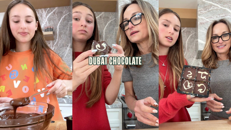 Jade and Giada make the Viral Dubai Chocolates