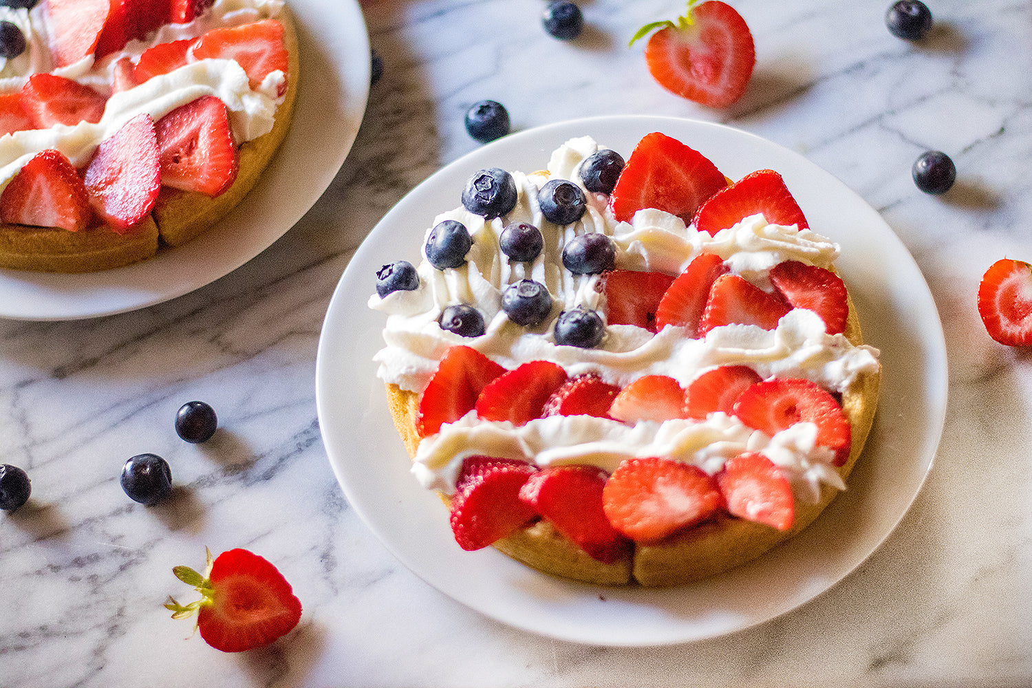 Fourth of July Waffles, Credit: Elizabeth Newman