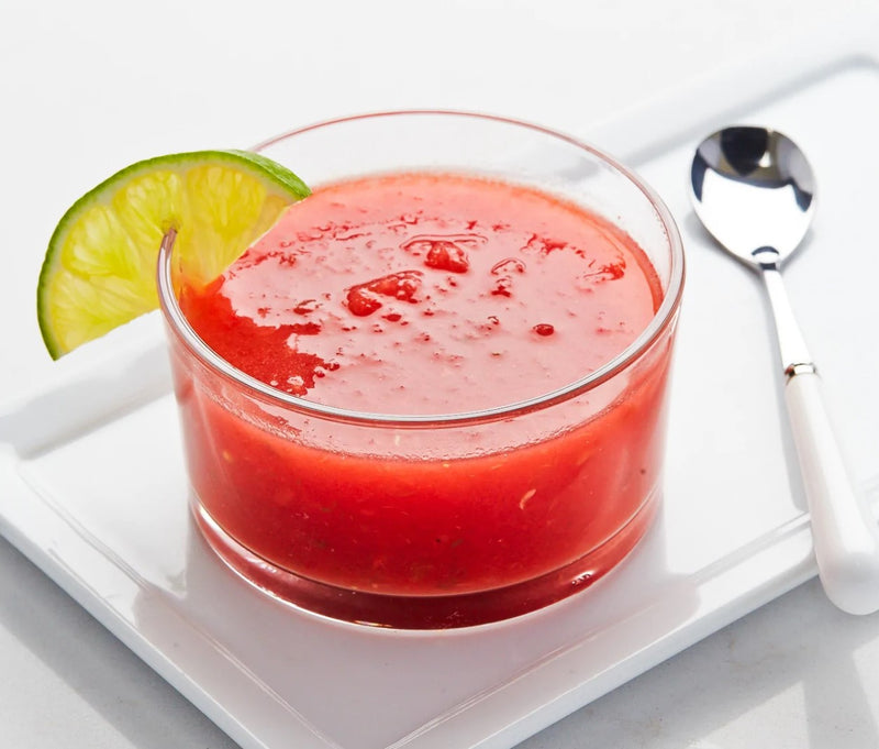 Watermelon Basil Gazpacho