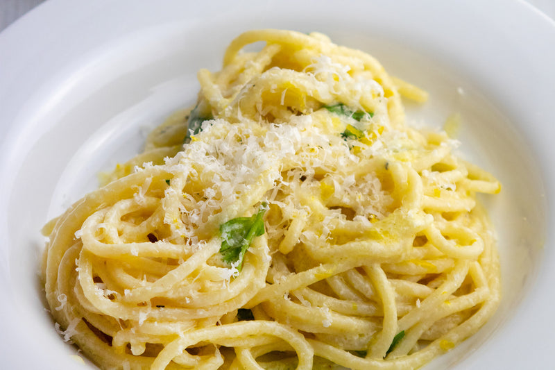 lemon spaghetti in a box