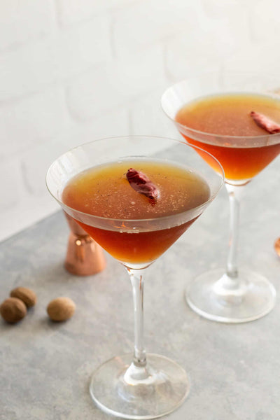 Spiced Bourbon, Beer and Maple Martinis, Credit: Elizabeth Newman