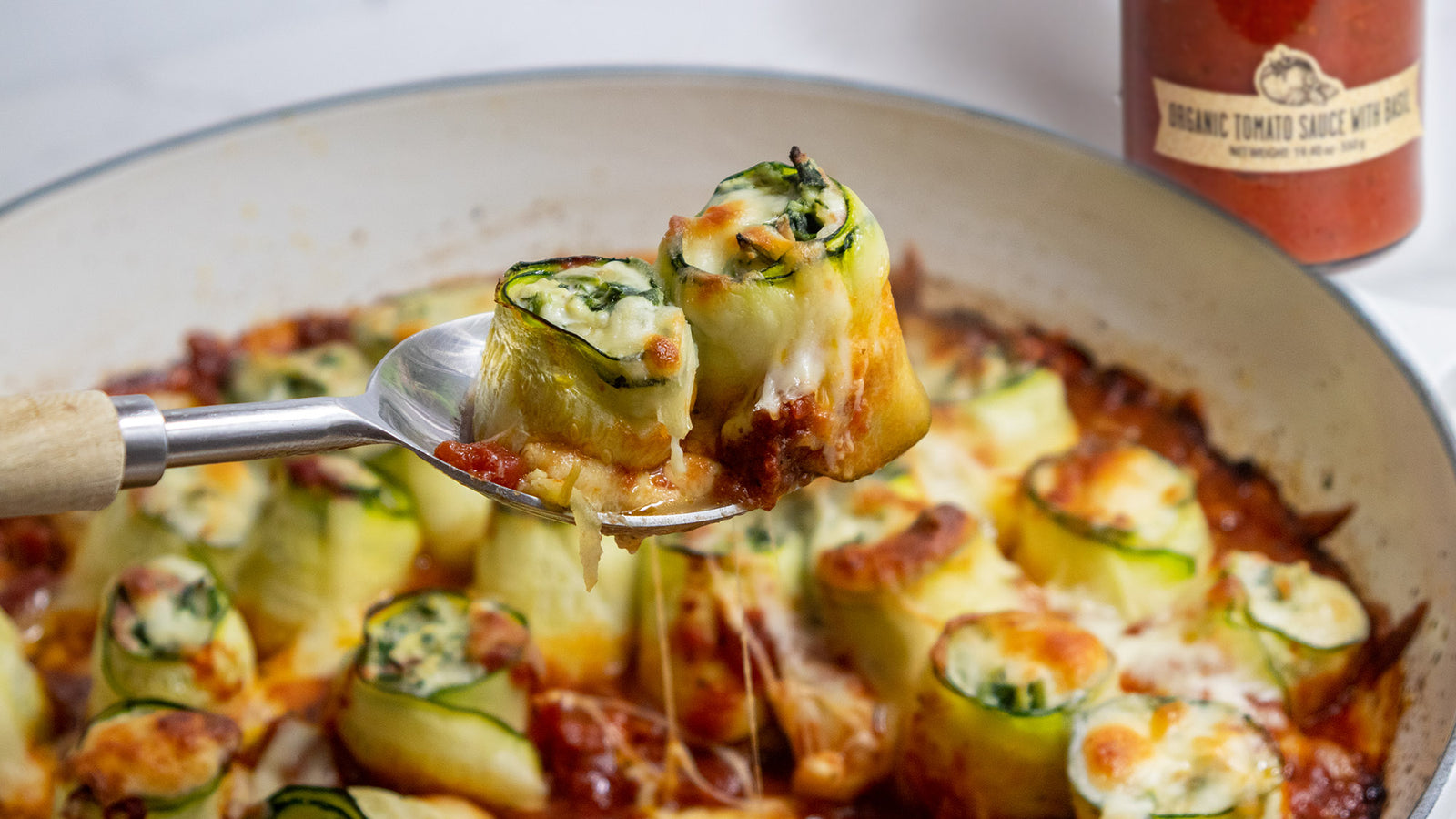 Zucchini Lasagna Rolls