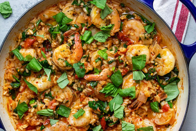 one pot shrimp and rice
