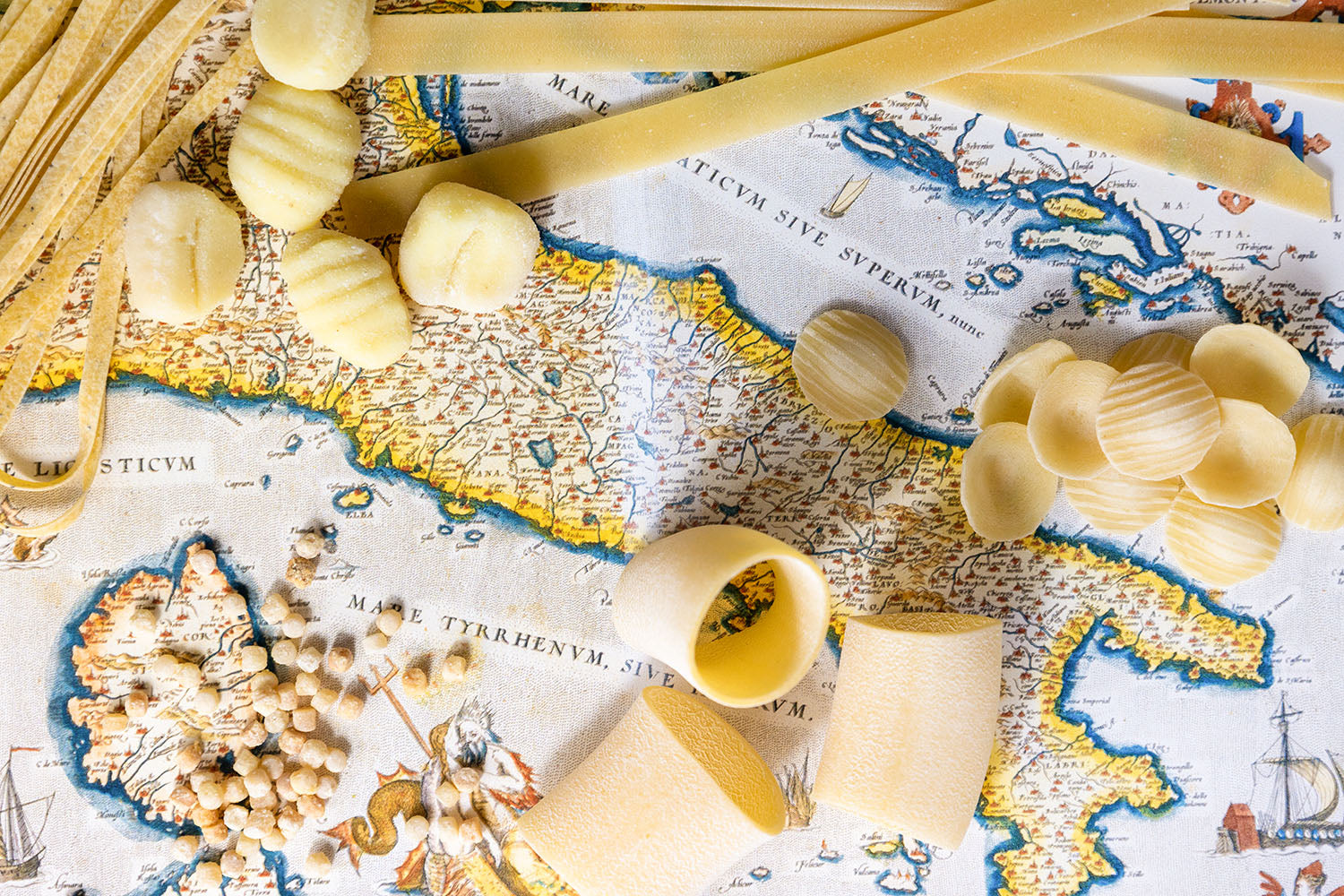 Spaghetti Color Map The Ultimate Guide to Pasta Shapes Across Italy – Giadzy