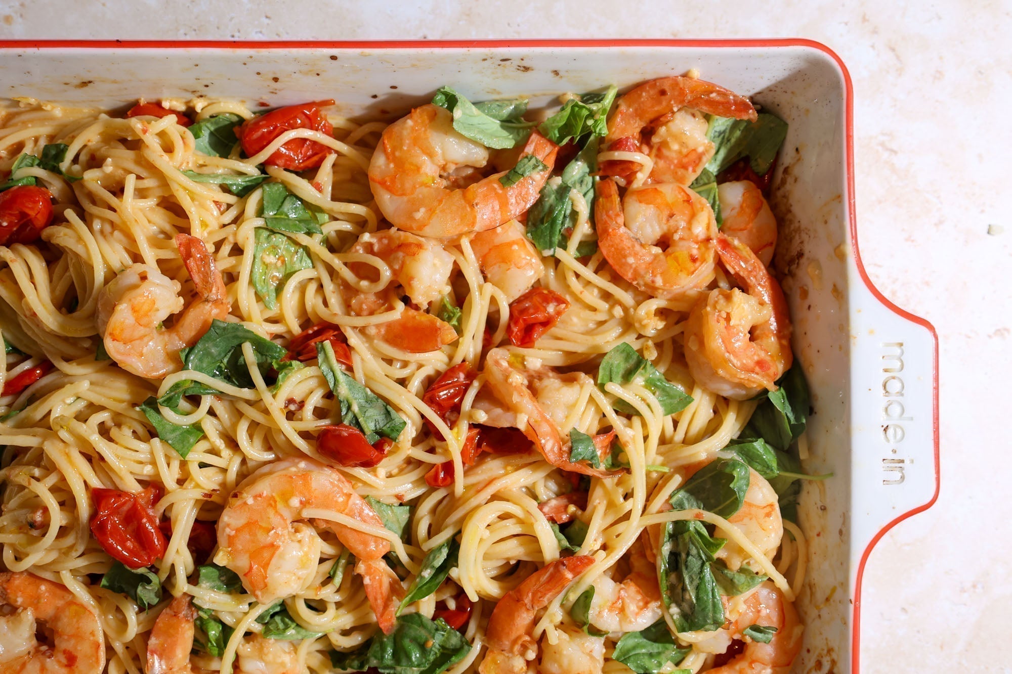 Roasted Shrimp Scampi