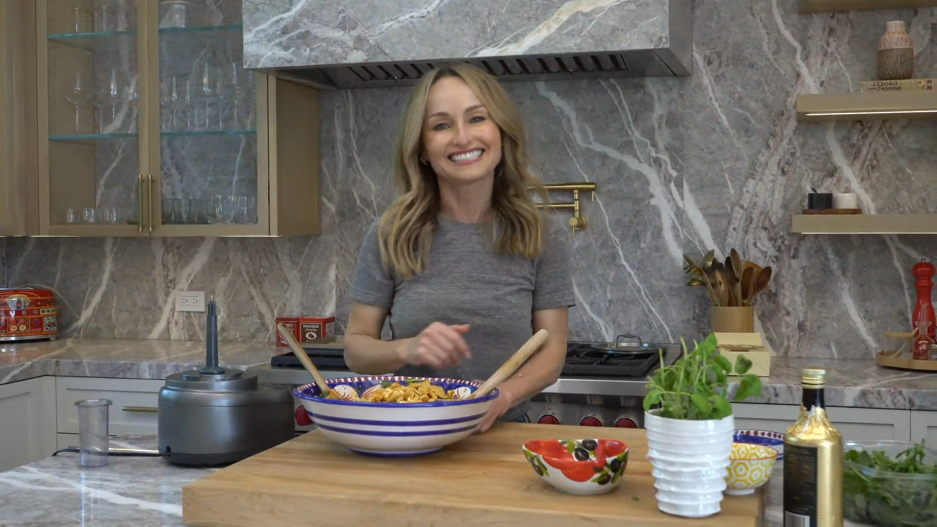 Live with Giada: Sicilian Pesto Pasta Salad